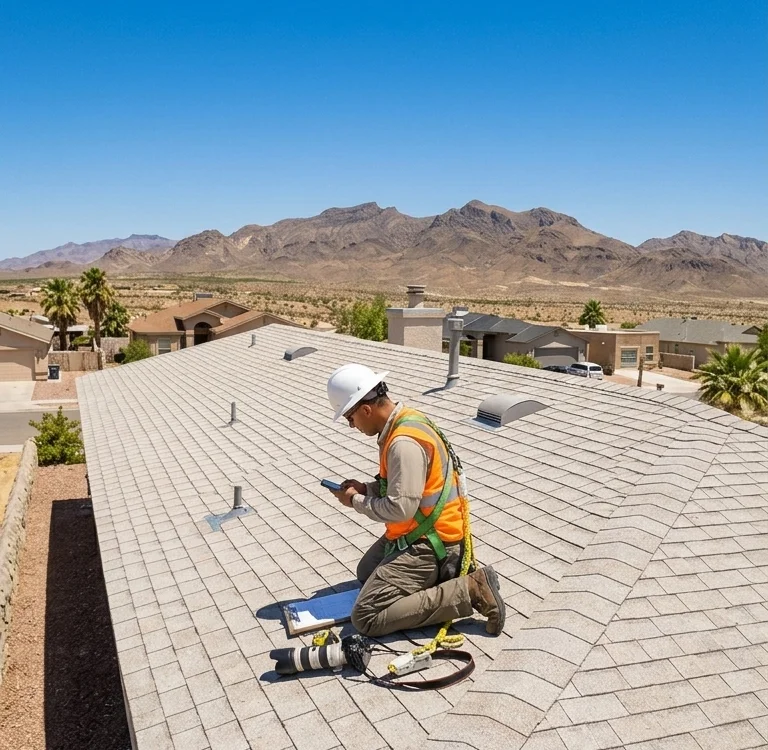 Professional roof inspection to determine if replacement is needed