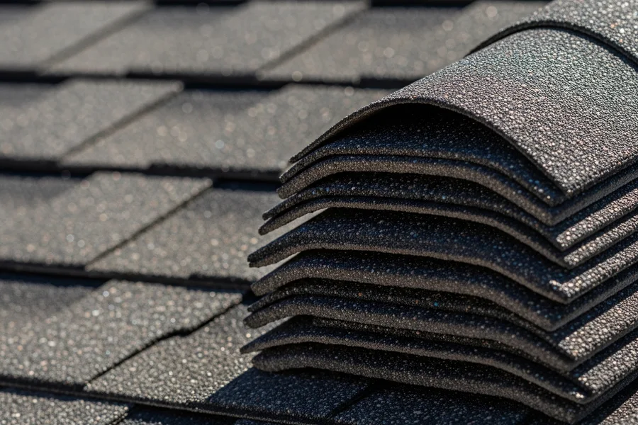 Professional asphalt shingle roof installation in El Paso